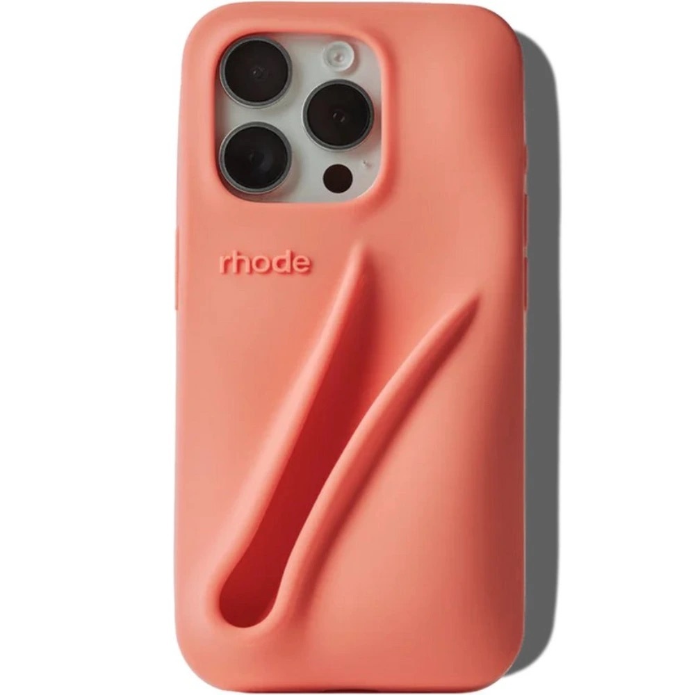 RHODE Peach iPhone 12 Pro Max Lip Gloss Silicone Case